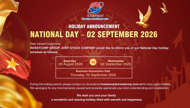 INVESTCORP ANNOUNCES NATIONAL DAY HOLIDAY SCHEDULE – 02 SEPTEMBER 2026